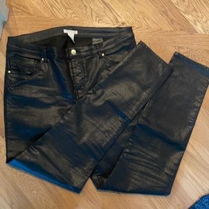 H&M pants , waxy , size 14
